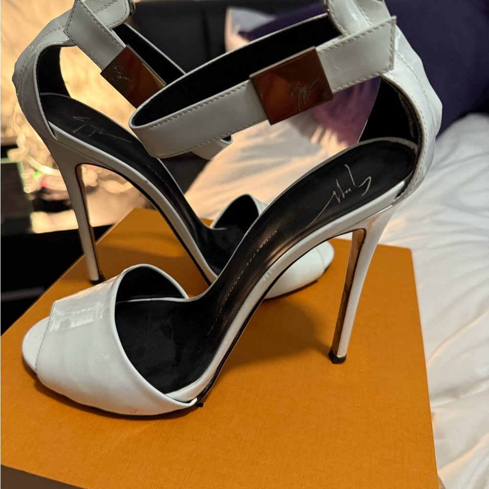 Giuseppe Zanotti White High Heel Sandals